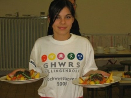 Kochwettbewerb Präsentation